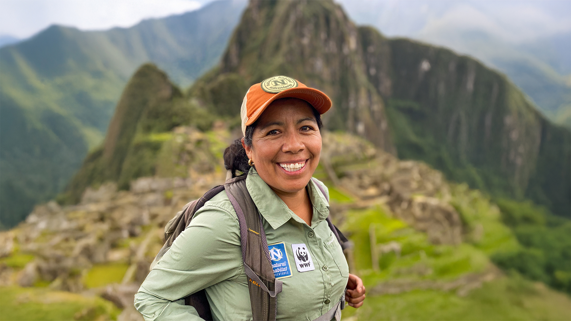 Nat Hab Expedition Leader Celinda Humilde, Machu Picchu, Peru, naturalist guide, travel, tourism, local woman, culture